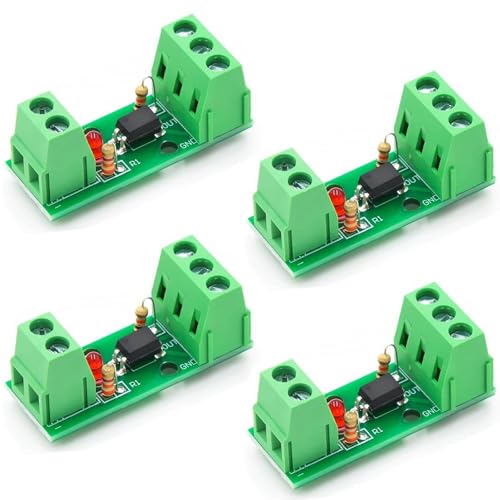 4pcs 1 Channel Optocoupler PC817 1 Channel Insulation Board Voltage Converter Adapter Module 3-30V Driver Photoelectric Insulated Module