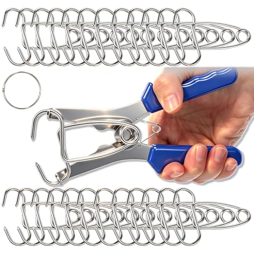 Miter Spring Clamp and Pliers Kit with 24 Miter Clamps