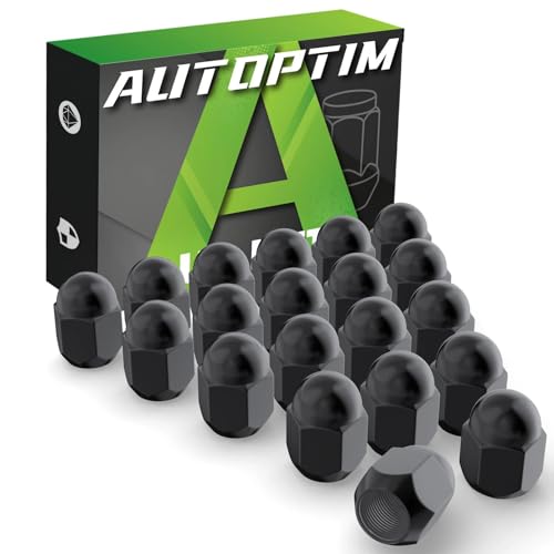 AUTOPTIM M12x1.25 OEM Lug Nuts - 20 Pcs Black for Subaru Factory Wheel for Subaru - 20 Pcs