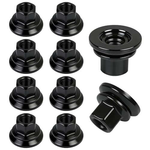 Flange Wheel Lug Nut 10-Pack Compatible with Dodge Ram 3500, 4000, 4500, 5500 2012-2024 Replaces # 6509424AA