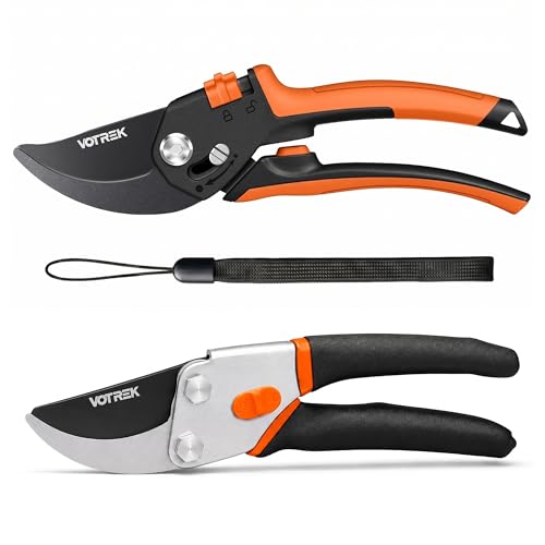 rofessional 8.5”Garden Pruner with Jam-Proof Spring