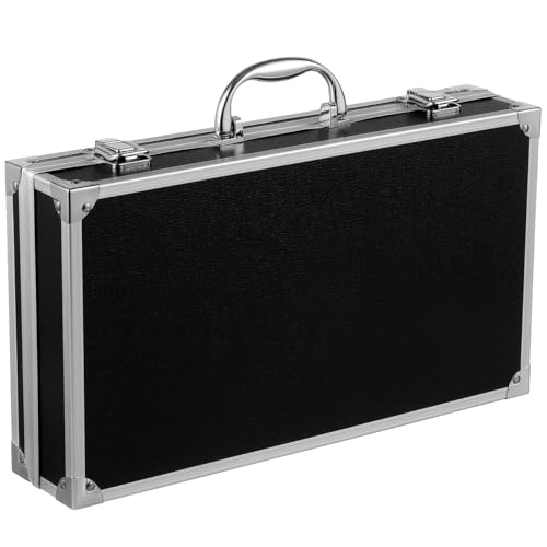 NOLITOY Aluminum Alloy Toolbox Large Capacity Tool Box and Medicine Storage Box with Safety Clasp Portable Carrying Case for Home School Garage Hospital 14.17 X 7.87 X 2.95 in