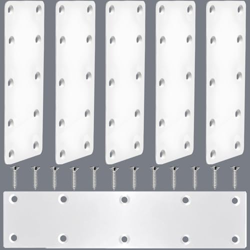 White Flat Bracket and White Mending Plate