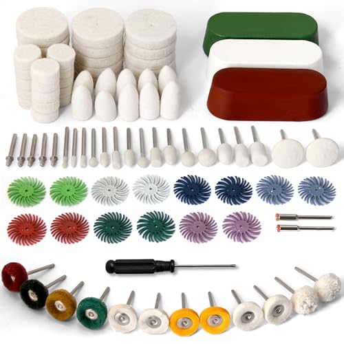 94Pcs Polishing Kit for Dremel Polishing Bits with Polishing Compound