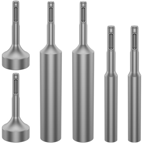 6PACK SDS Plus Ground Rod Driver Set for 3/4", 5/8" & 3/8" Ground Rods 6pcs for 3/4" & 5/8" & 3/8" ground rod