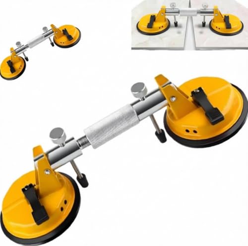 Granite Seam Setter - Professional Countertop Alignment Clamps with Adjustable Vacuum Suction - Seam Setter & Gap Repair Tool for Granite, Marble, Stone Slab & Glass