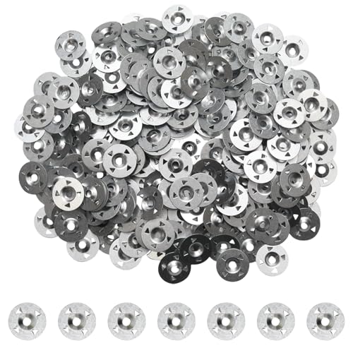 urmetimern 600 Pcs Foam Board Fasteners Washers for Foam Board Panels 1-1/8 Inch Metal Washer Galvanized Steel for Fixing Fastening Installation 600 Pcs Washers