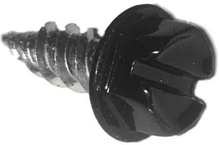 SCREWIT Black Gutter Screws #8 x 1/2 Inch – Downspout & Zip Screws, Self-Drilling Sheet Metal Screws with 1/4" Hex Head, Color-Matched for Gutter Repair & Installation (500 Pack) 500