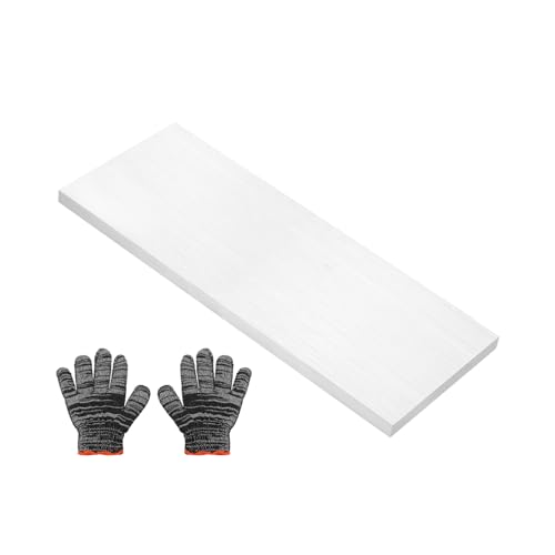 uxcell Square Aluminum Flat Bar, 0.39" Thickness 4" Width 10" Length Square 6061 Aluminum Bar Flat Plate with Gloves 10 x 100 x 254mm T6511 Solid New Mill Stock 0.39" x 4" x 10"/10 x 100 x 254mm 1