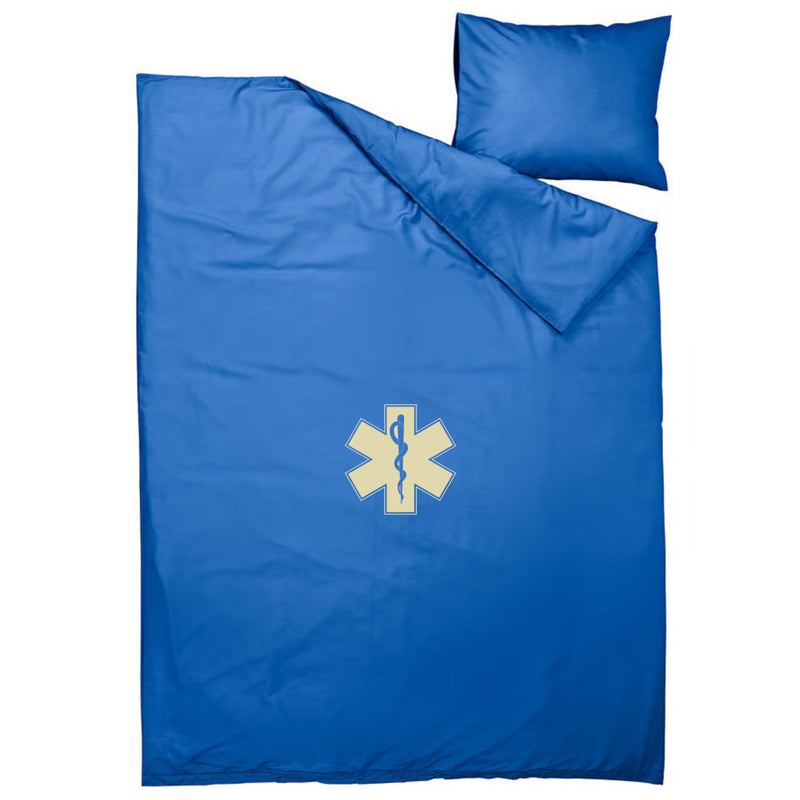 Waterproof Duvet Cover 135 x 200 cm - Breathable, Washable, Antibacterial, Clinical Suitable (Blue, 135 x 200 cm) Blue 135x200