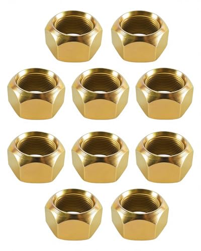 10 Pcs M-126 Wheel Inner Cap Nuts Fit for Steel Alum Wheels Right Hand
