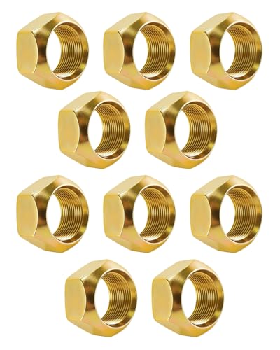 Wheel Outer Cap Nut Fit for Stud-Piloted Wheel Systems Replace M127 5552L Cap Nut Outer