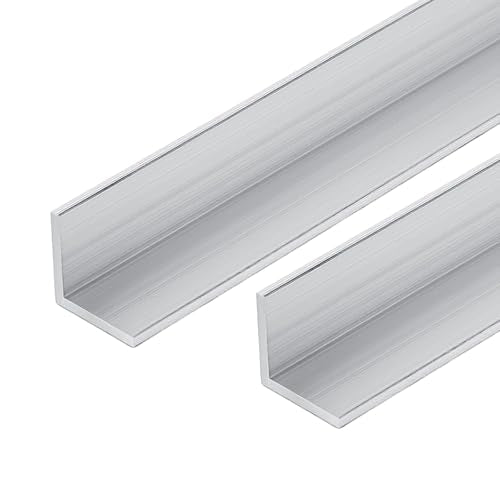 2Pcs Aluminum Angle Stock 6063-72” Long x 1” Wide x 1/8” Thick 2 72" Long X 1" Wide X 1/8" Thick