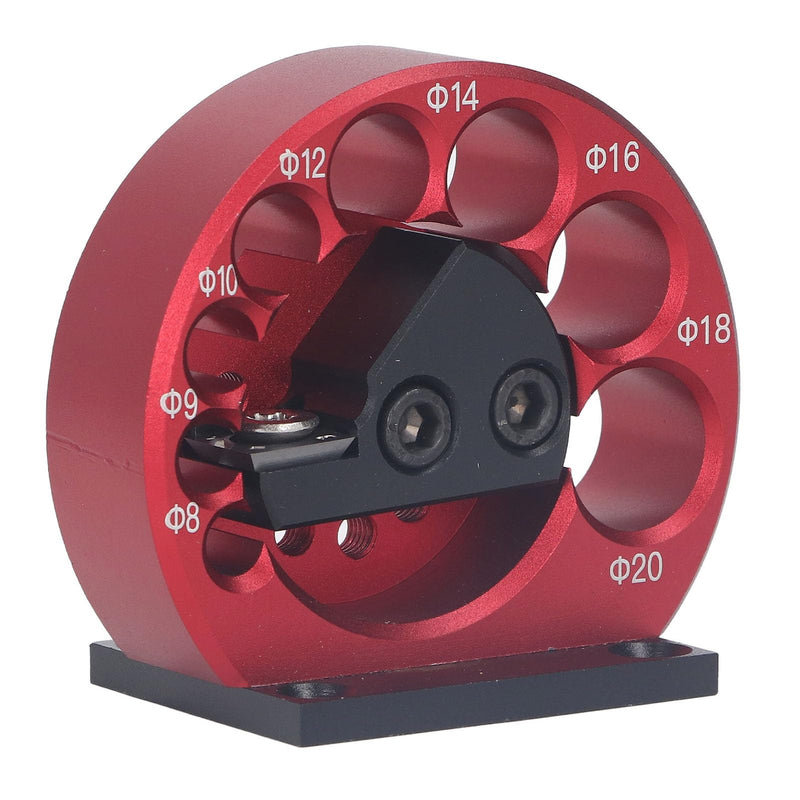 Round High Precision Dowel Cutter Aluminum Alloy with Carbide Blade 8 to 20 mm for Woodworking Dowel Making Drill Accessories