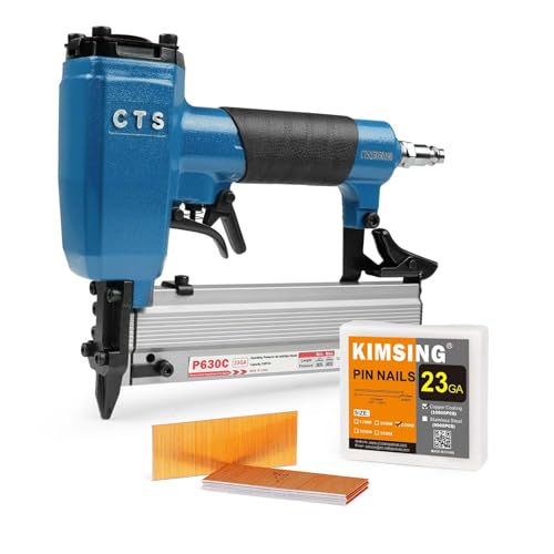 KIMSING P625 23 Gauge 1-inch Pin Nails 10000 PCS/Box and CTS P630C Headless Pin Nailer