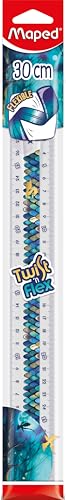 Maped Twist 'n Flex Dragon Ruler 30 cm - Flexible & Unbreakable School Ruler for Children - Flexible, Double-Sided Scale, Phthalate-Free, Dragon Design