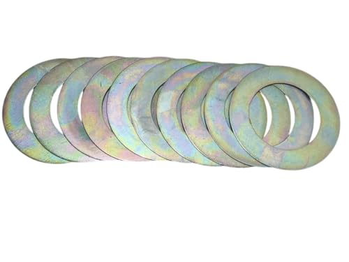 Bucket Pin Shims Spacer Washer 140 mm x 80 mm x2 mm Set of 10 Pcs Fits and Compatible with Various Earthmoving Machines and Excavator Machine