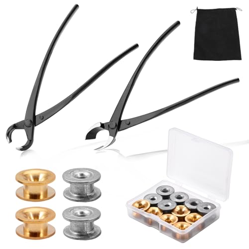 Bonsai Tool Set with Grass Trimmer Head Eyelets Sleeve String Trimmer Replacement Parts