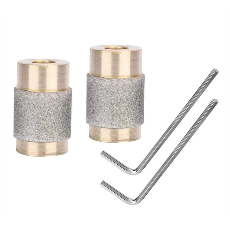 2 Pieces 3/4 Grinding Head Tools Glass Grinding Bits MCB 3/4 Inch Stained Glass Drill Art and Decoration