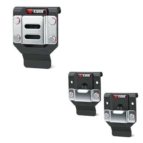KUNN Drill Holder for Tool Belt, Single Pack Drill Belt Clip & Tape Measure Holster + 2-Pack Tape Measure Holder for Belt, Value Set of Tape Measure Clips & Holsters