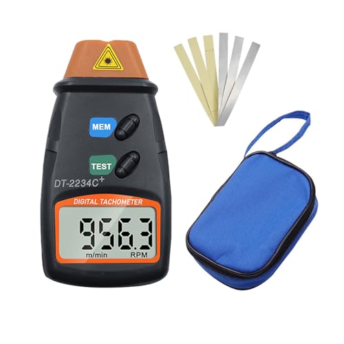 Professional Digital Tachometer with Data Storage Function | Non-contact digital laser photo tachometer