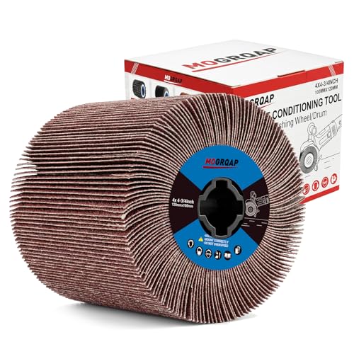 Surface Conditioning Tool 80 Grit Flap Wheel Polishing Drum 80.0