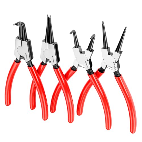 BILITOOLS 4PC 9" Internal & External Snap Ring Pliers Set 9'' Internal & External Snap Ring Pliers Set