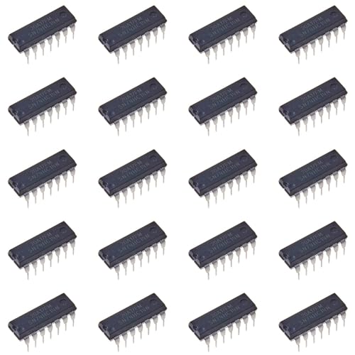 PENGLIN SN74HC14N 74HC14N Buffer Gates Pack of 20 | Hex Schmitt Trigger Inverters 2V to 6V IC DIP-14