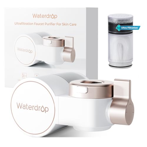 Waterdrop BFT1 Skincare Bathroom Sink Filter, Water Filter for Sink Faucet Rose Gold