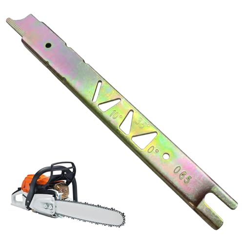 Depth Limiting Gauge for Chainsaws, Professional File Gauge for Chain Maintenance & Precision Increase, Compatible with 1/4 Inch, 3/8 Inch, .325 Inch Pitch Hardened Steel