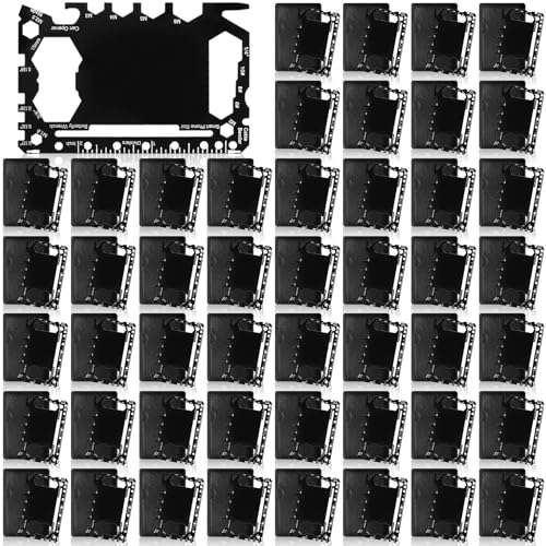 Cholemy 48 Pcs Credit Card Wallet Multitool 46 in 1