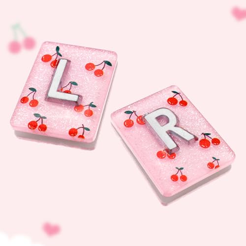 Pack of 2 L & R Cherry Pattern X-Ray Markers - Resin Radiology Marker with Adhesive Strips for Clear Left Right Labeling for Radiologists & MTR