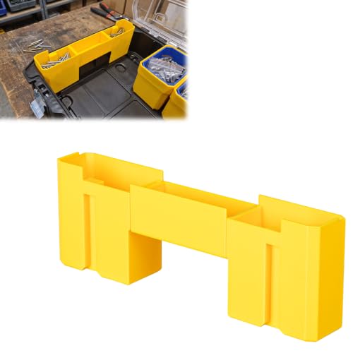 Side Deep Organizer Compatible with DeWalt TSTAK Tool Box | Space-Maximizing Storage Insert for Underutilized Side Cavity | Modular Workshop Accessory