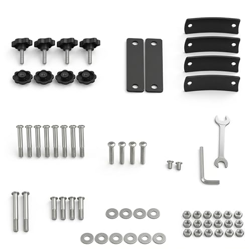 SQUATZ Set of Bolts Replacement Parts for SQPTOWER-2 Power Tower, Nuts and Bolts Set with Stainless Steel Screws, Socket Head Screws & M8 Bolt Hardware for Secure, Stable Pull Up Station Assembly