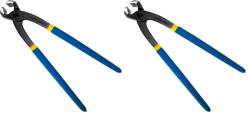 S&R Pincers 280mm Chrome Vanadium Steel, Coated Handles, Monier's Pliers, Braiding Pliers, Biting Pliers, Wire Pliers, Cutting Pliers 280mm (Pack of 2) 280 mm (Pack of 2)