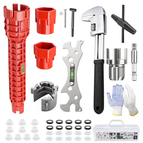 39PCS Plumbing Wrench Faucet Installation and Removal Tools