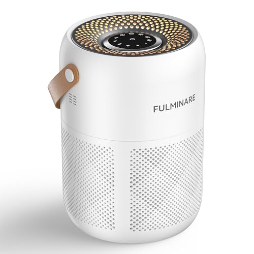 FULMINARE Air Purifiers for Home Bedroom Up to 680 Ft² （White) White