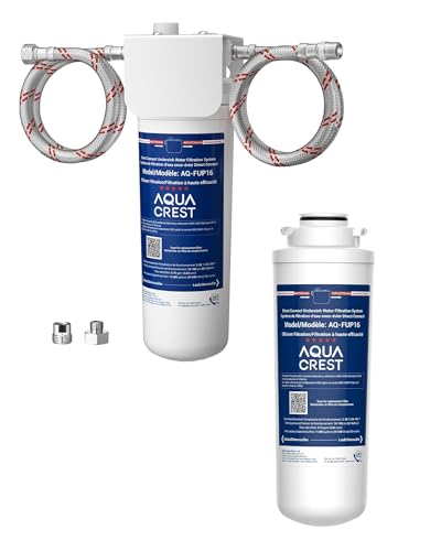 AQUA CREST UP16 Under Sink Water Filter System and FUP16 Water Filter Replacement for AQUA CREST UP16 Under Sink Water Filter