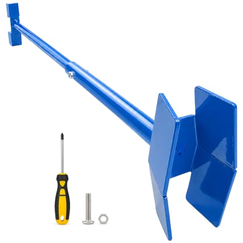 Fuzqq 27.7-Inch Ball Valve Wrench, Shut-Off Ball Valve Tool and Water Valve Key, Heavy Duty Low Carbon Steel Valve Operating Tool for Hard-to-Reach Valves Blue