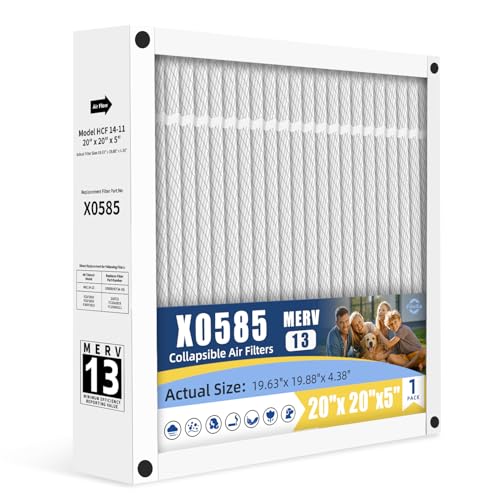 20x20x5 Air Filter Replacement For Lennox X0585 X8305, FC100A1011 1Pack 1