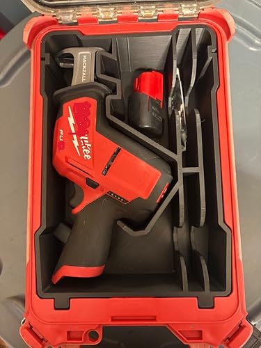 Organizer insert for Packout that fits M12 fuel Hacksaw Tool Compact Organizer Tool Accessory in Black
