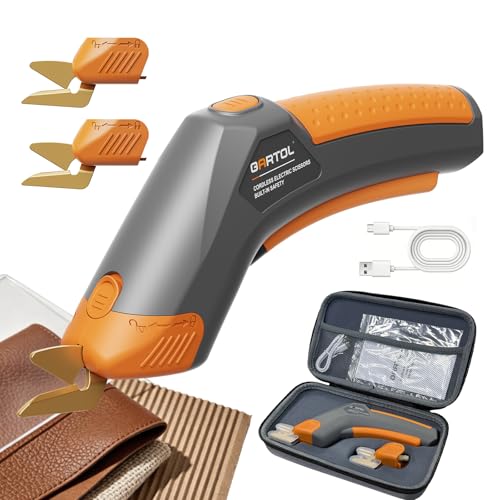 GARTOL 4V Cordless Electric Box Cutter for Cardboard, Fabric, and Leather