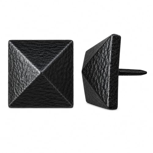 (10) 1.5" Pyramid Head Clavos Black Iron – Authentic Door Gate Furniture Rustic Door Stud Antique Nail-Hand Forged
