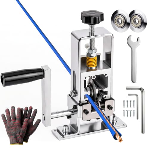 Manual Wire Stripper, Suitable for Copper Recycling, Silver