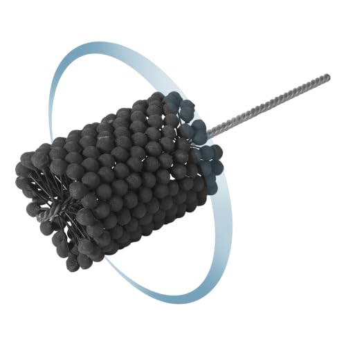 Cylinder Honing Ball Brushes, 4.125" (105mm) Diameter 240 Grit Cylinder Hone Tool, Ball Style Engine Cylinder Hone for Deburring & Crosshatch Finish, Engine Rebuilding on Cast Iron 5.91 inch