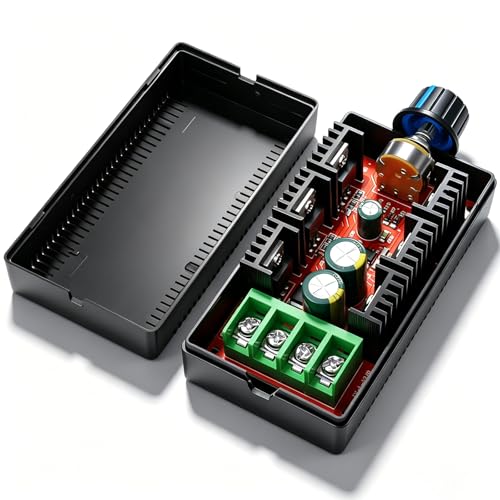 PWM Speed Controller DC 9-50V 40A 2000W, Motor Controller with Continuous Control & Overcurrent Protection, Signal Generator for Brush Motor, Speed Controller for LED Dimming & Fan Control