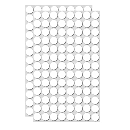 Glue Dots Double Sided 200 PCS, 0.79 Inch Clear Sticky Tack, Transparent Adhesive Sticky Dots Removable Poster Putty for Balloons, Photos, Crafts, Wall Decor, Home, Office and DIY Projects 0.78" Round