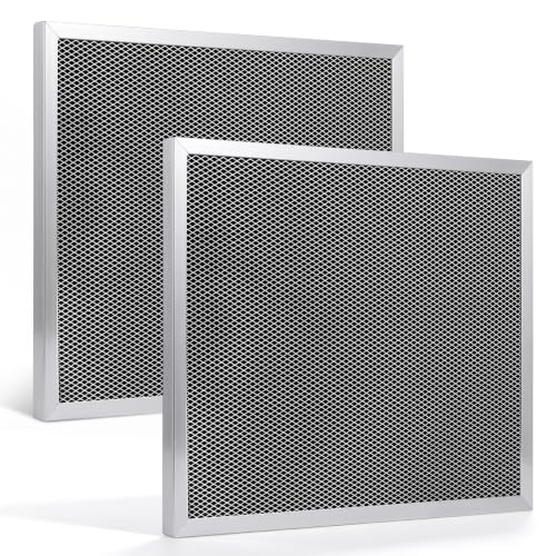 Fumete 2 Pcs 21x21x1 Electrostatic Permanent A/c Furnace Air Filter