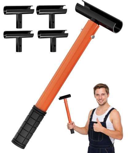 Pluvincuts Door Hinge Adjustment Tool, 4-in-1 Hinge Gap Adjuster Wrench Orange