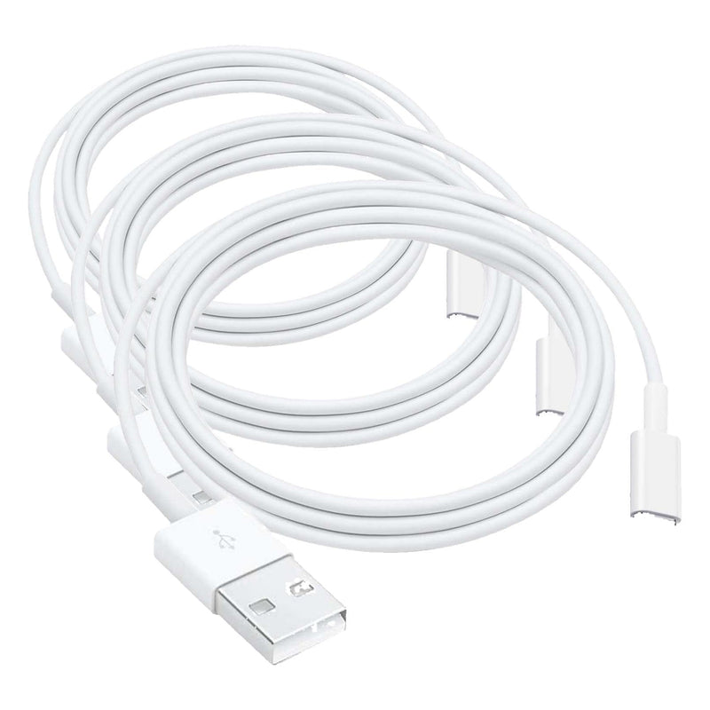 AHDFWI Carplay Cable Cord Compatible with iPhone 16 17 USB A to USB C Cable for 17E 16E 17 Air/17 16 15 Pro Max ，Plus, Pro 12.9/11, 10th Gen, Air 5th/ 4th,Mini 6th Charger Car Charging Cable White 3 Feet (Pack of 3) 1 Pack